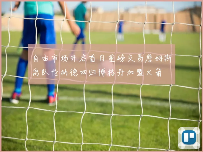 自由市场开启首日重磅交易詹姆斯离队伦纳德回归博格丹加盟火箭